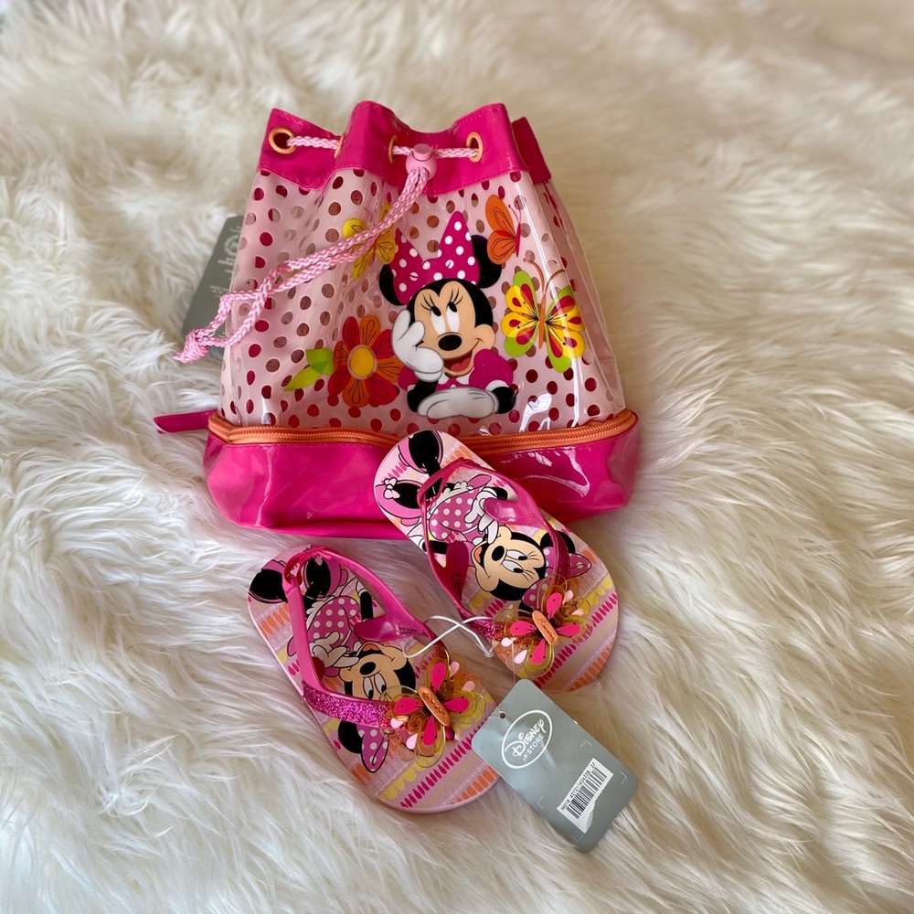 Disney Minnie Mouse backpack & sandal set 7/8